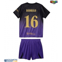 Otroški Nogometni dresi Barcelona Rodri Hernandez #16 Gostujoči 2026-27 Kratek Rokav (+ Kratke hlače)